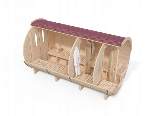 Niemiecka drewniana sauna gudrun 400cm