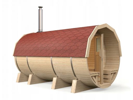 Niemiecka drewniana sauna maja premium 410cm