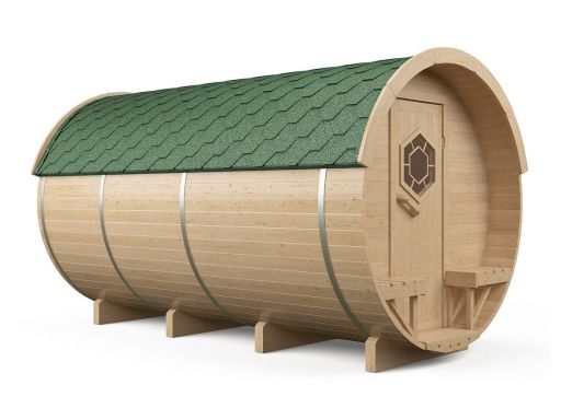 Niemiecki drewniany domek ogrodowy sypialny snorre