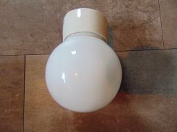 Przedwojenna porcelanowa lampa do loftu,industrial