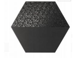 Realonda opal deco negro hexagon 33x28,5 promocja