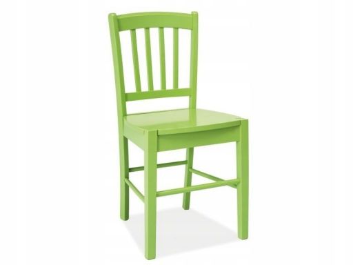 Krzesło zielone drewiane klasyczne cd-57