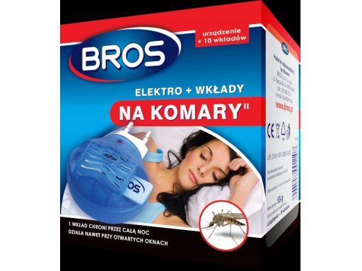 Bros elektrofumigator+10 wkładów na owady wrocław