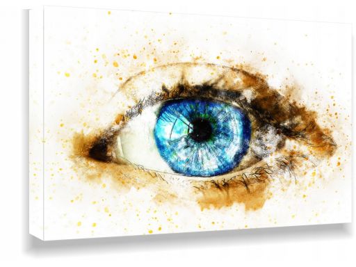 Oko kobieta oczy obraz na płótnie canvas 120x80cm