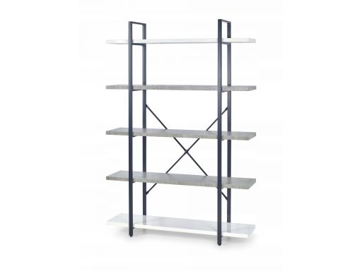 Komoda biała beton trzy szuflady drzwi 120x45/75cm