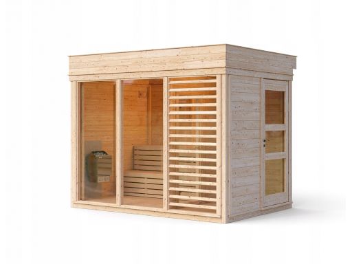 Niemiecka drewniana sauna ogrodowa rekja