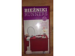 Bieżniki 2 sztuki nowe czerwone 45x138cm hit!