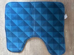 B.P.C dywanik łazienkowy to toalety WC ze wzorem niebieski