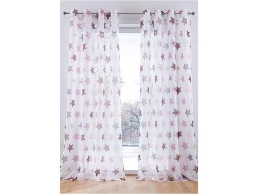 B.P.C. zasłona okienna w gwiazdki ^230x140cm/3