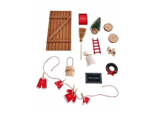 B.P.C zestaw dekoracji świątecznych miniaturki