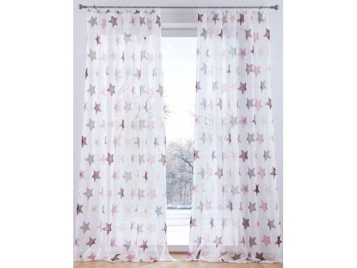 B.P.C. zasłona okienna w gwiazdki 175x140cm/2.