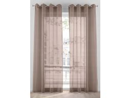 B.P.C firana jednokolorowa jasny brąz 140/245.
