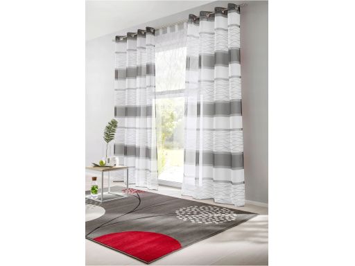 B.P.C. zasłona ze wzorem półprześwitująca r.150/250