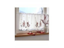 B.P.C prześwitująca zazdrostka w bałwanki haftowane r.91/32/1