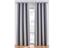 B.P.C. zasłona szara na kółkach ^145x130 cm