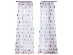 B.P.C. zasłona okienna w gwiazdki r.145x140 cm/1