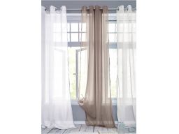 B.P.C firana jednokolorowa jasny brąz 140/245.