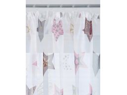 B.P.C. zasłona okienna w gwiazdki 145x140 cm/1.