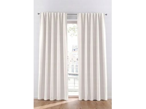 B.P.C zasłona w kolorze śmietankowym termiczna 1 szt r.145/135