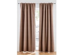 B.P.C zasłona zaciemniająca beżowa na taśmie (1szt) 175x130/2.