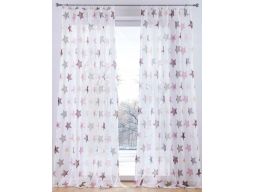 B.P.C. zasłona okienna w gwiazdki 145x140 cm.