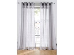 B.P.C. zasłona szara na kółkach 145x140 cm.