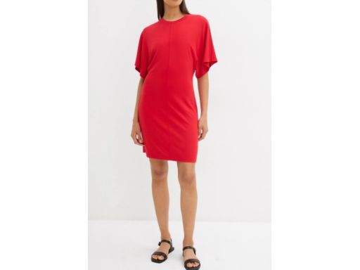 B.P.C sukienka shirtowa czerwona dopasowana r.44