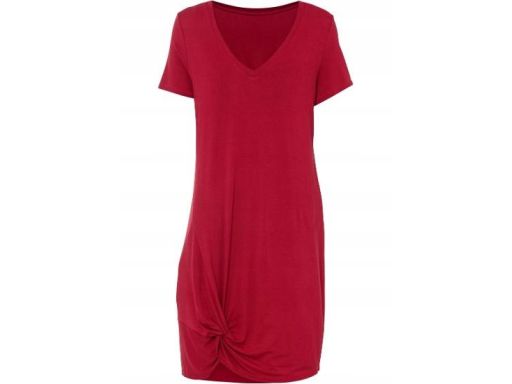 B.P.C bordowa shirtowa sukienka 32/34.