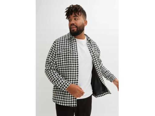 B.P.C męska kurtka koszulowa w pepitkę 52.