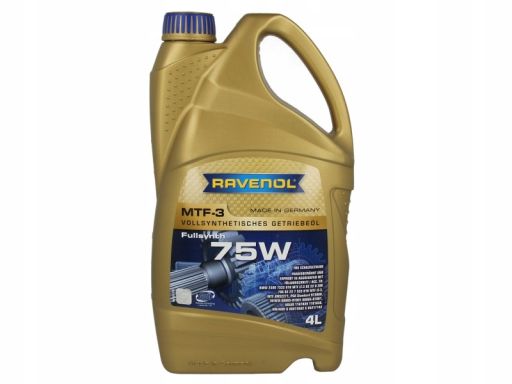 Olej Przekładniowy Ravenol Mtf-3 Sae 75W 4L Api Gl-4 Vw Audi Bmw Toyot