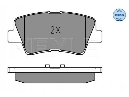 025 249 3415/W Klocek Hamulcowy Kpl. Tył (Z Podkładką Wytłumiającą),