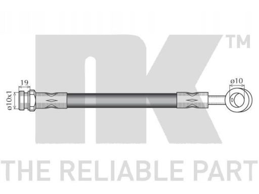 853467 Przewód Ham. Elast. Hyundai P. Terracan Nk