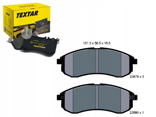 2387902 Klocek Hamulcowy Kpl. Textar