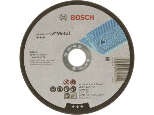 2 608 619 774 Tarcza Szlifierska, Szlifierka Kątowa Bosch