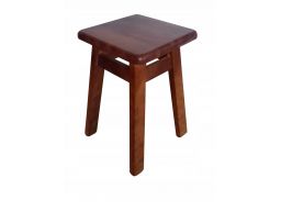 Taboret stołek drewniany 45 cm krzesło kwietnik