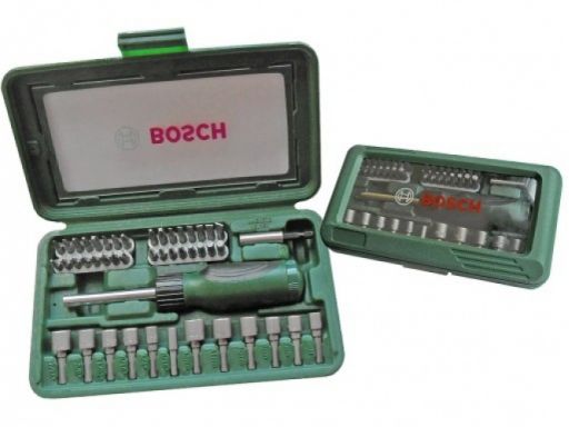 Bosch wkrętak z grzechotką z osprzętem x-line 46