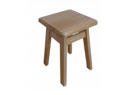 Taboret stołek drewniany 45 krzesło kwietnik sosna