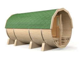 Niemiecka drewniana sauna maja deluxe 410cm