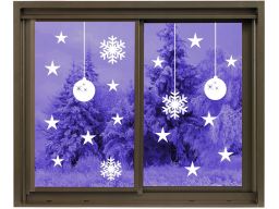 Ozdoby świąteczne na okna prezent na święta 60cm