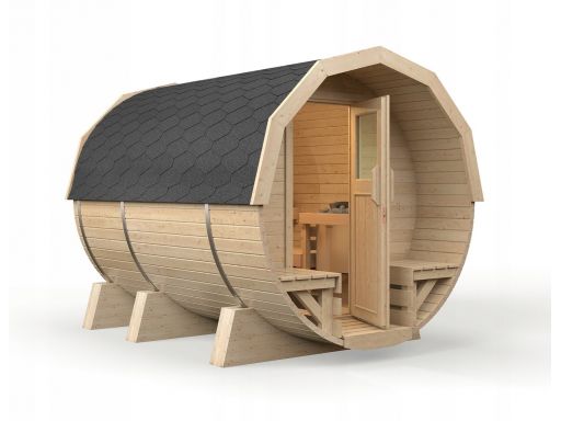 Niemiecka drewniana sauna maira deluxe 296cm