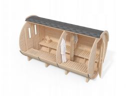 Niemiecka drewniana sauna lieselotte 400cm
